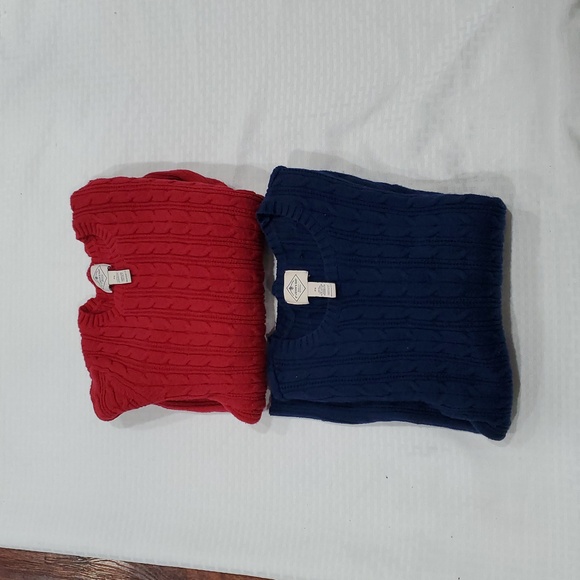St john"s Bay lot Cable Knit Sweaters - Red and Blue - Picture 8 of 8